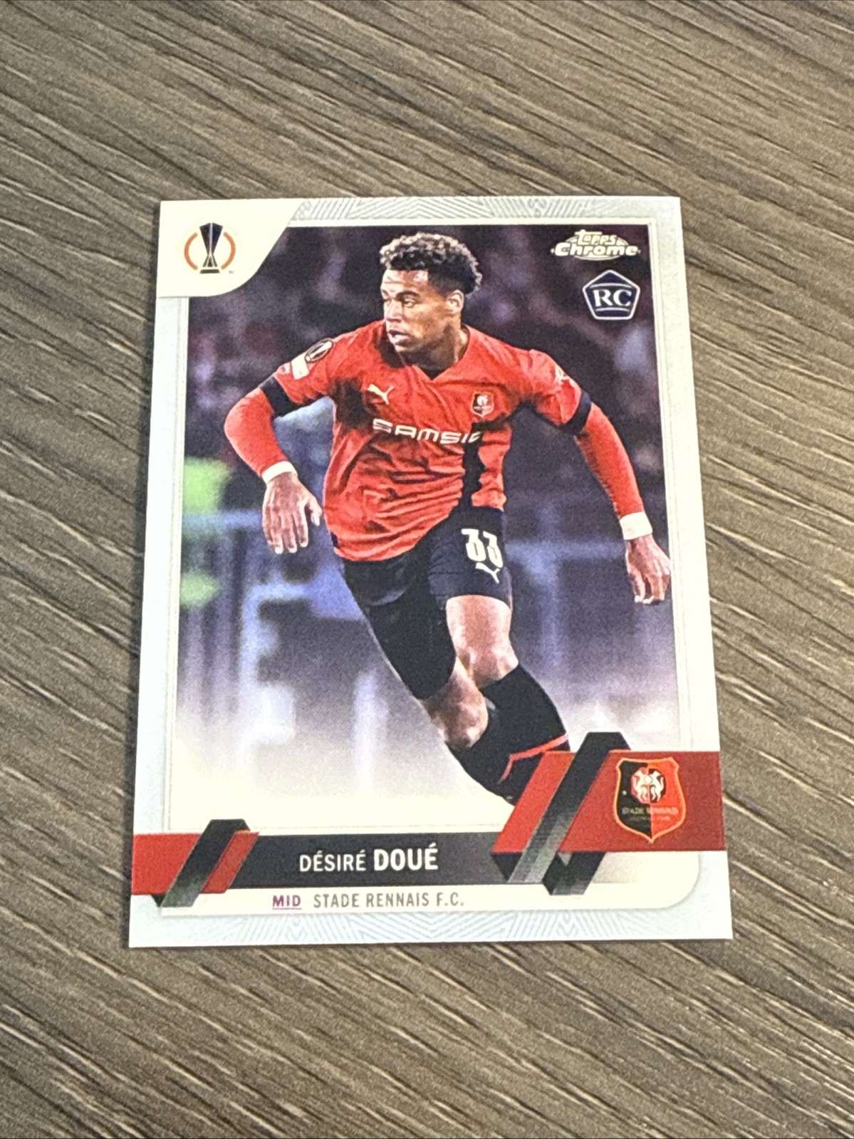2022-23 Topps Chrome UEFA #48 Desire Doue RC Stade Rennais F.C.