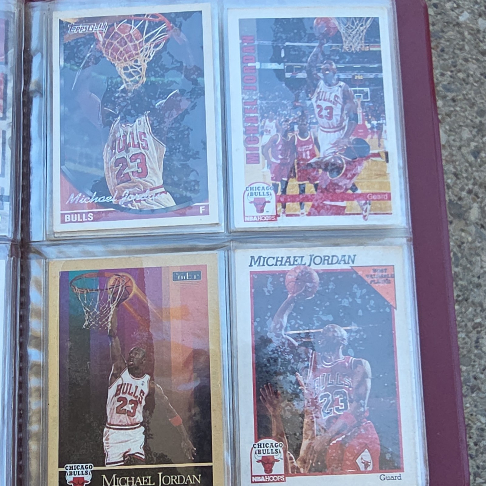 Topps Michael Jordan Auto 20-Card Lot 1993 Bulls w/ Binder Magic Johnson