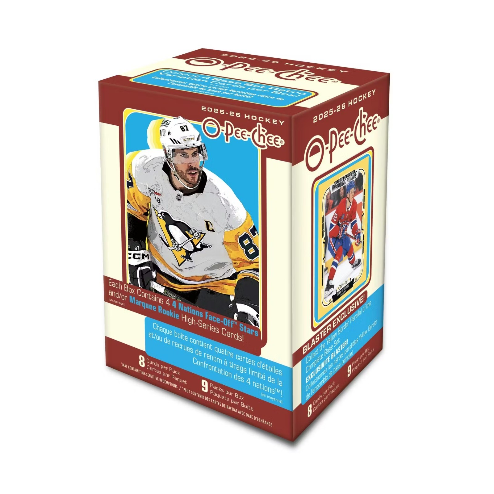 2025-26 Upper Deck O-Pee-Chee Hockey 72Ct. Blaster Box | Factory Sealed