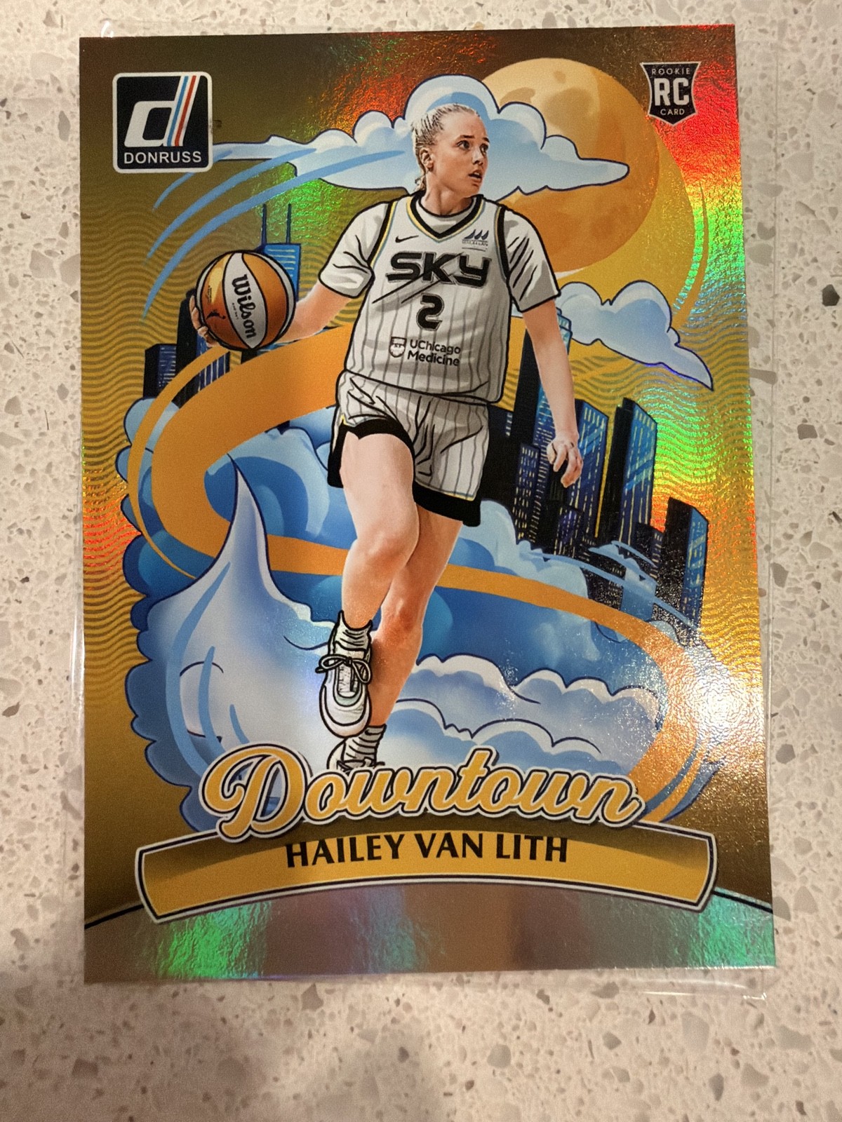2025 Panini Donruss WNBA – Downtown Hailey Van Lith #14 (RC)