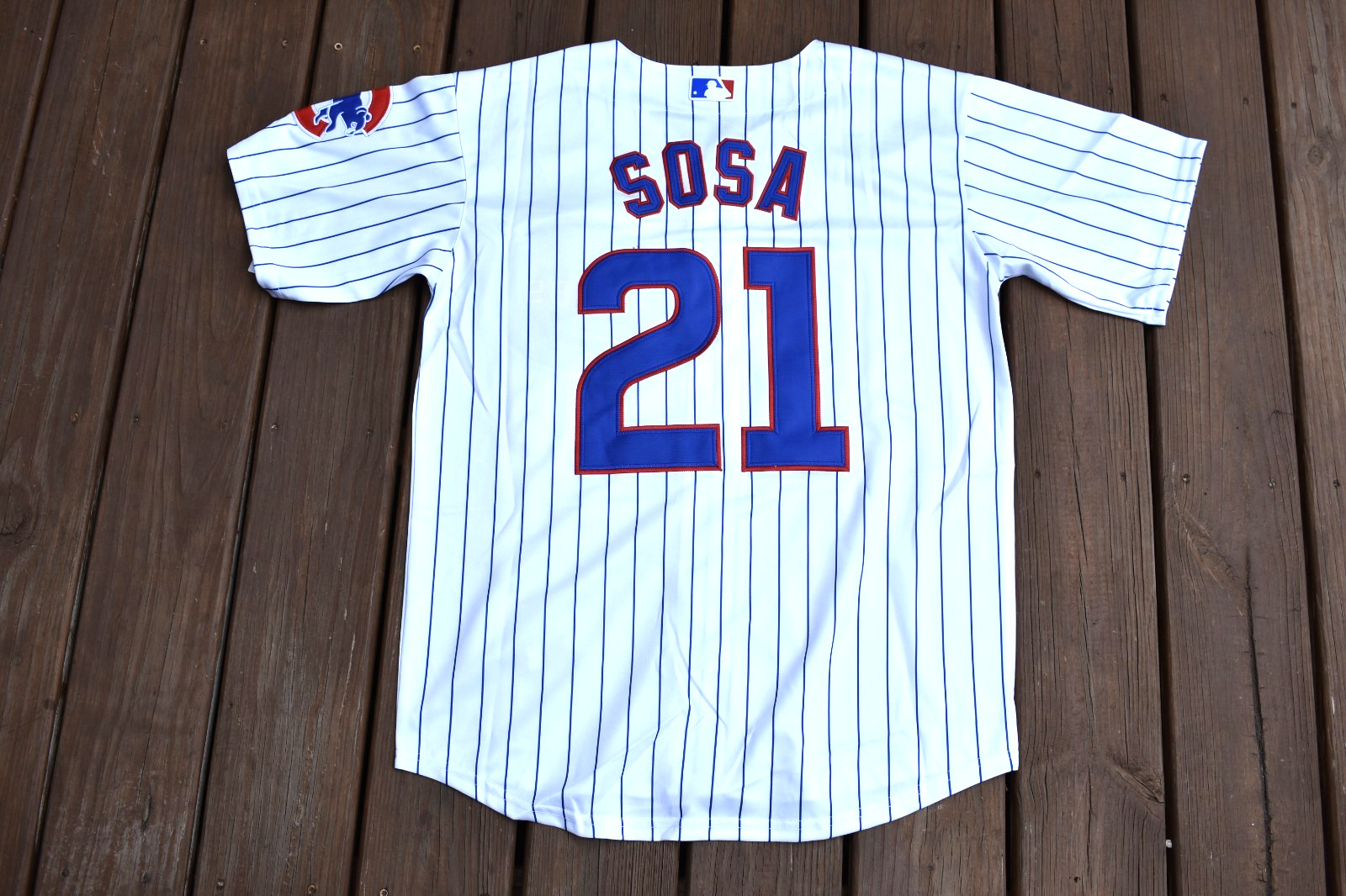 New! Sammy Sosa Chicago Cubs White Pinstripe Baseball Jersey Adult Men’s XXL