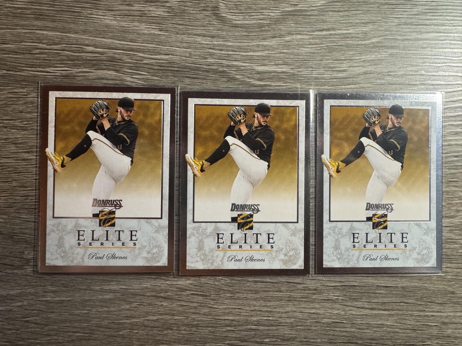 Paul Skenes Lot (3) 2026 Panini Donruss Elite Series #8 Pirates
