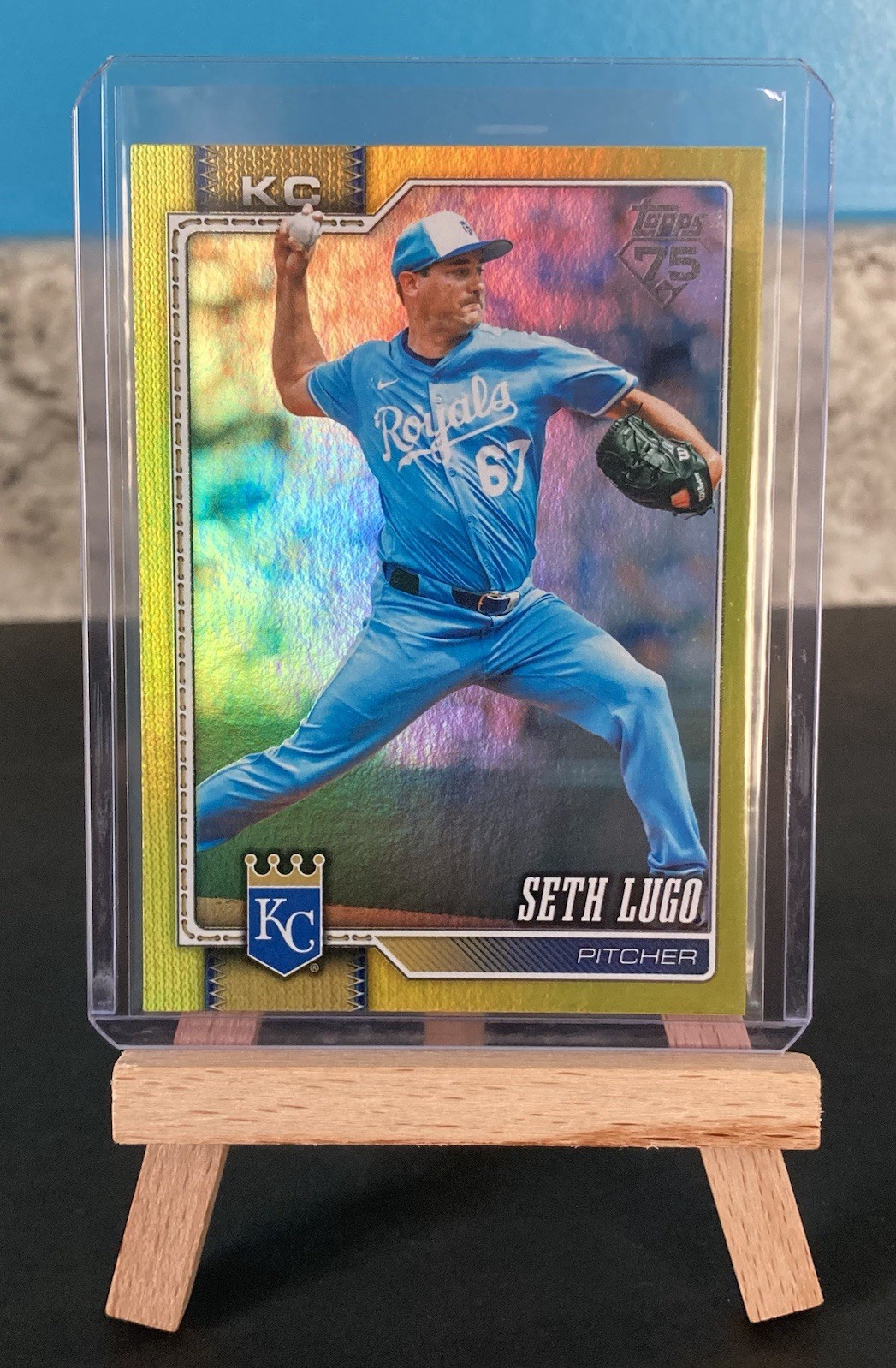 2026 Topps Series 2 Seth Lugo Yellow Holo Foil 192/399 K.C. Royals #638!!!