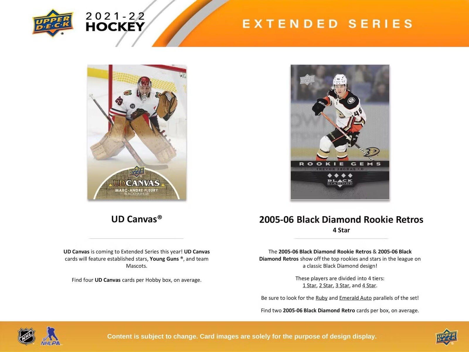 2021-22 Upper Deck Extended Series Hockey Hobby Box