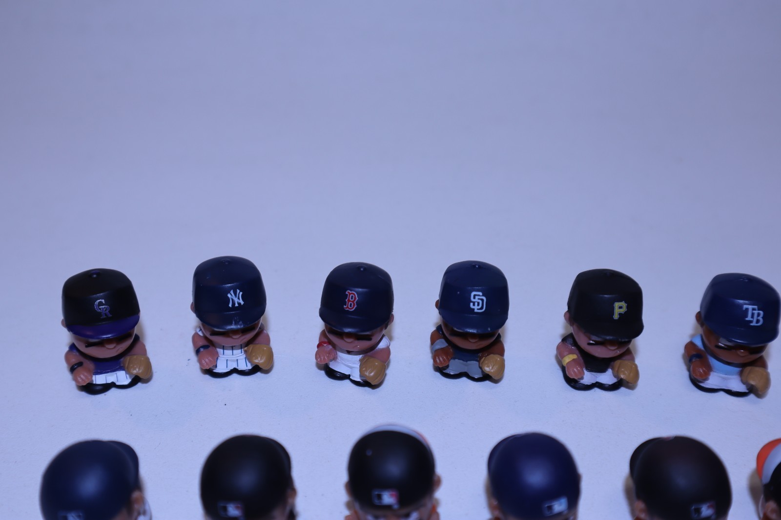 Lot of MLB TeenyMates PVC 1″ Figures Series 1-4 with 9 Rares Checklists Puzzles