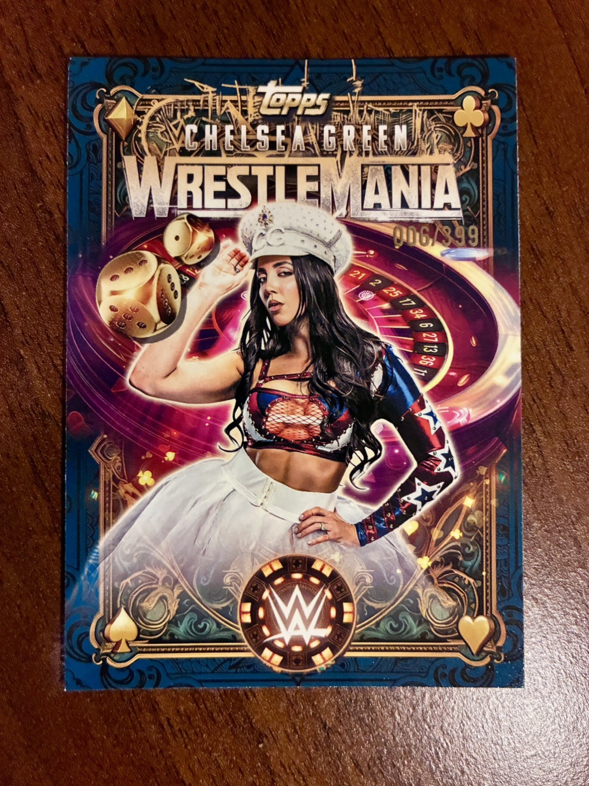 2026 Chelsea Green Wrestlemania 42 WWE World Exclusive Topps /399 Las Vegas