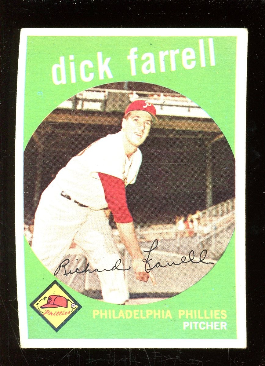 Dick Farrell 1959 Topps Gray Back Baseball Card #175