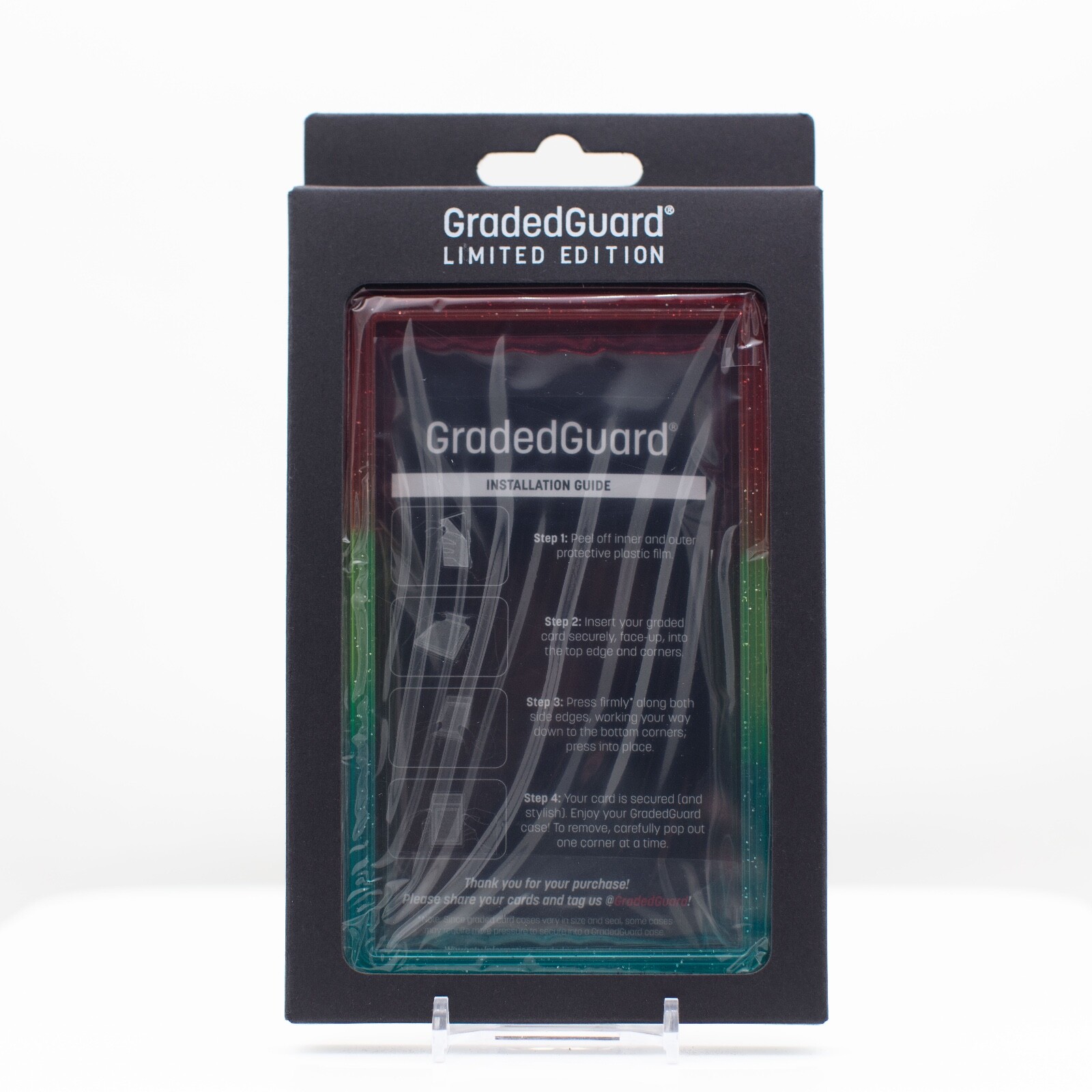 GradedGuard PSA Graded Card Case Guard Protector RAINBOW Limited Edition