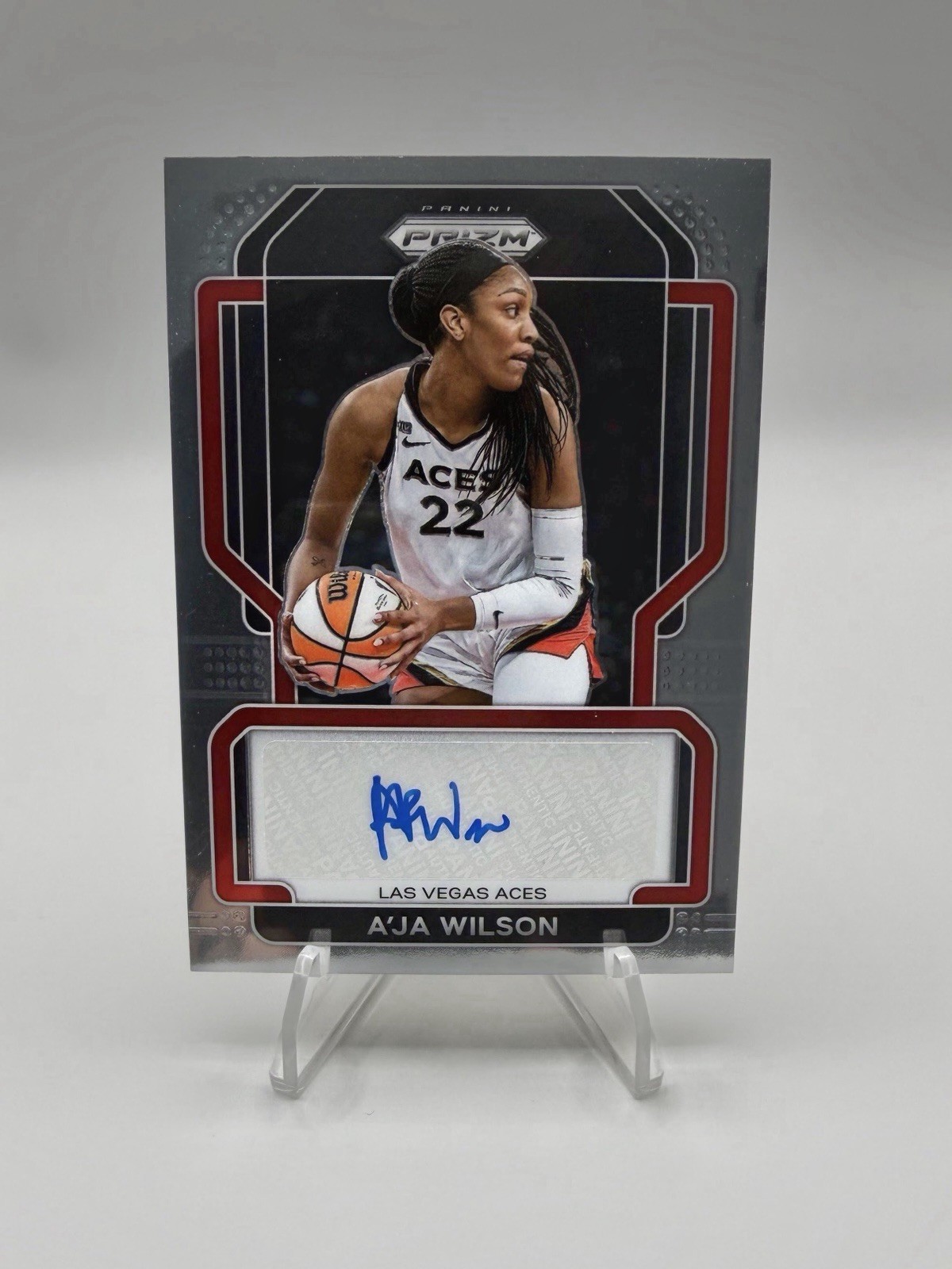 2022 Panini Prizm WNBA Signatures A’JA WILSON Auto🔥 SP Aces