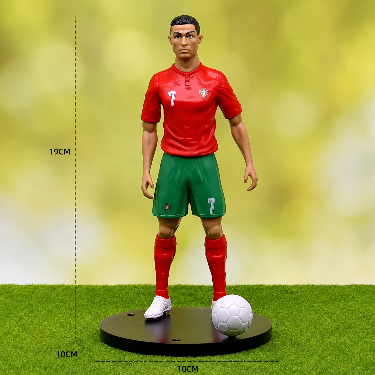 Cristiano Ronaldo CR7 Portugal #7 Figure 19CM PVC Statue Soccer World Cup 2026