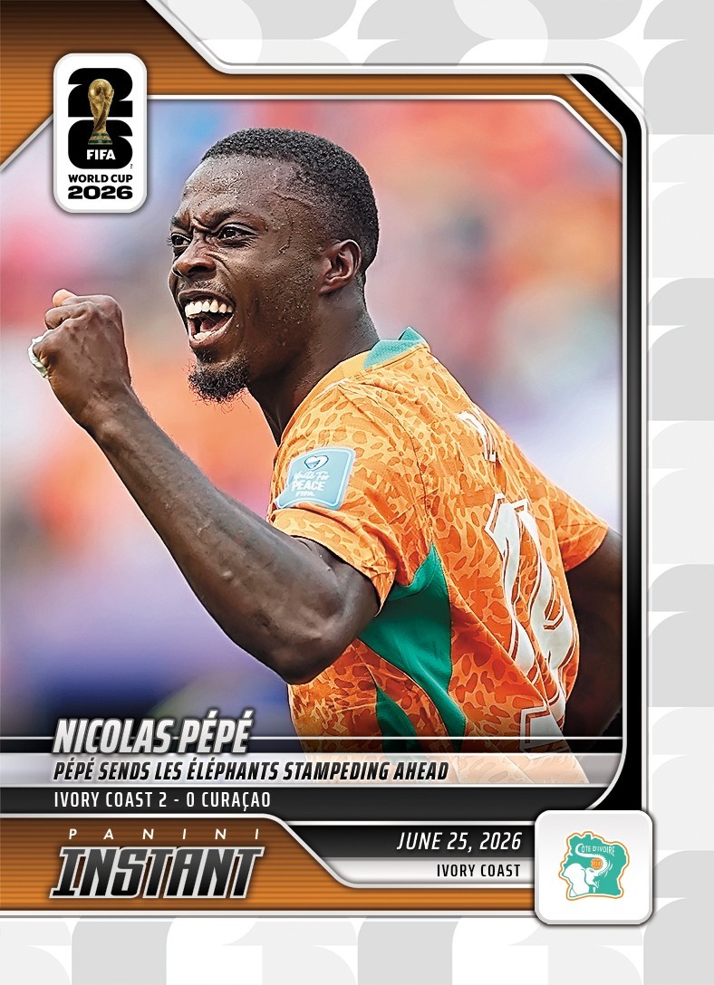 2026 Panini Instant FIFA World Cup #125 Nicolas Pepe Ivory Coast PRESALE
