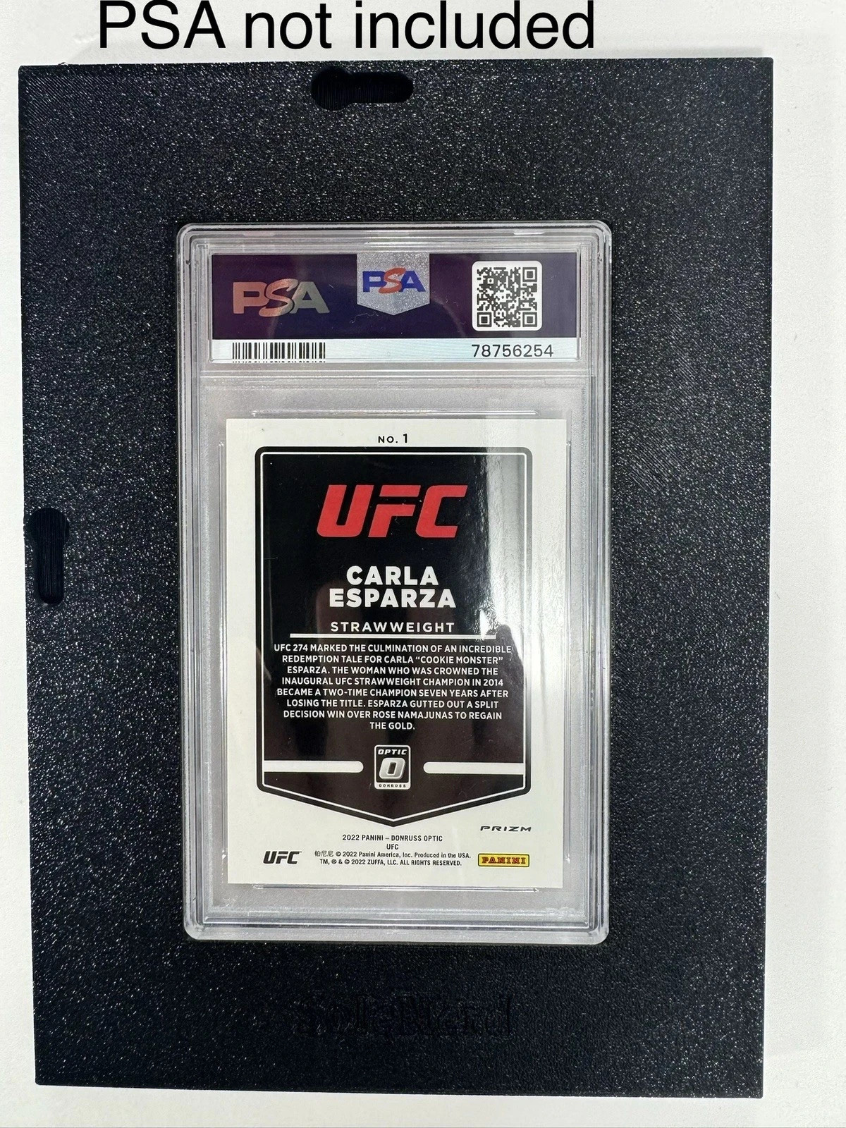 PSA Slab Frame Display Graded Cards For Wall Mount Or Table Stand