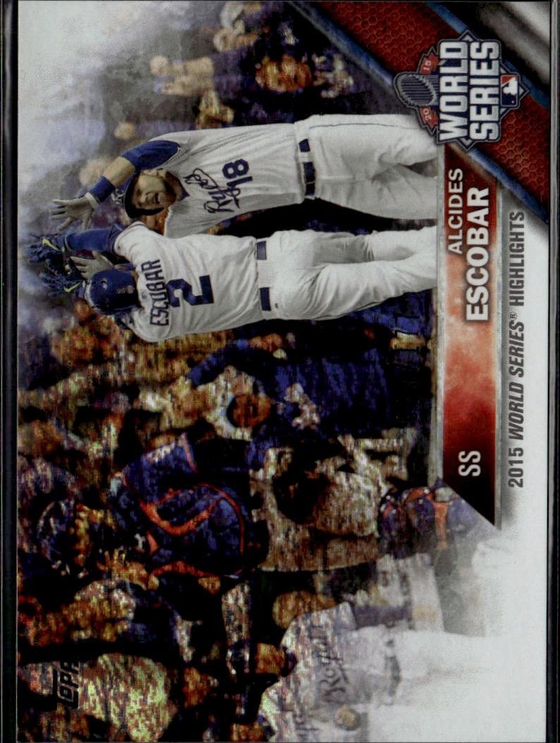 2016 Topps #120 Alcides Escobar Sparkle Foil #/177
