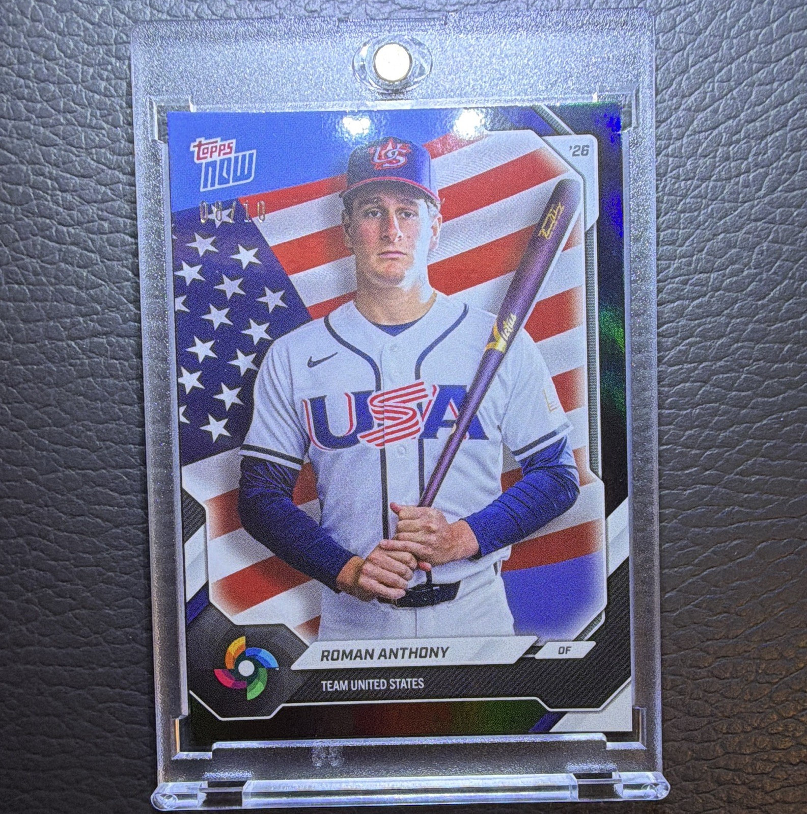 Topps Now WBC 2026 | Roman Anthony – Team USA | /10 | Baseball Card #USA12