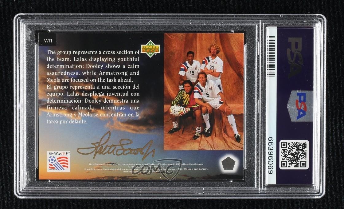 1994 World Cup English/Spanish Alexi Lalas Thomas Dooley Desmond Armstrong 1uf4