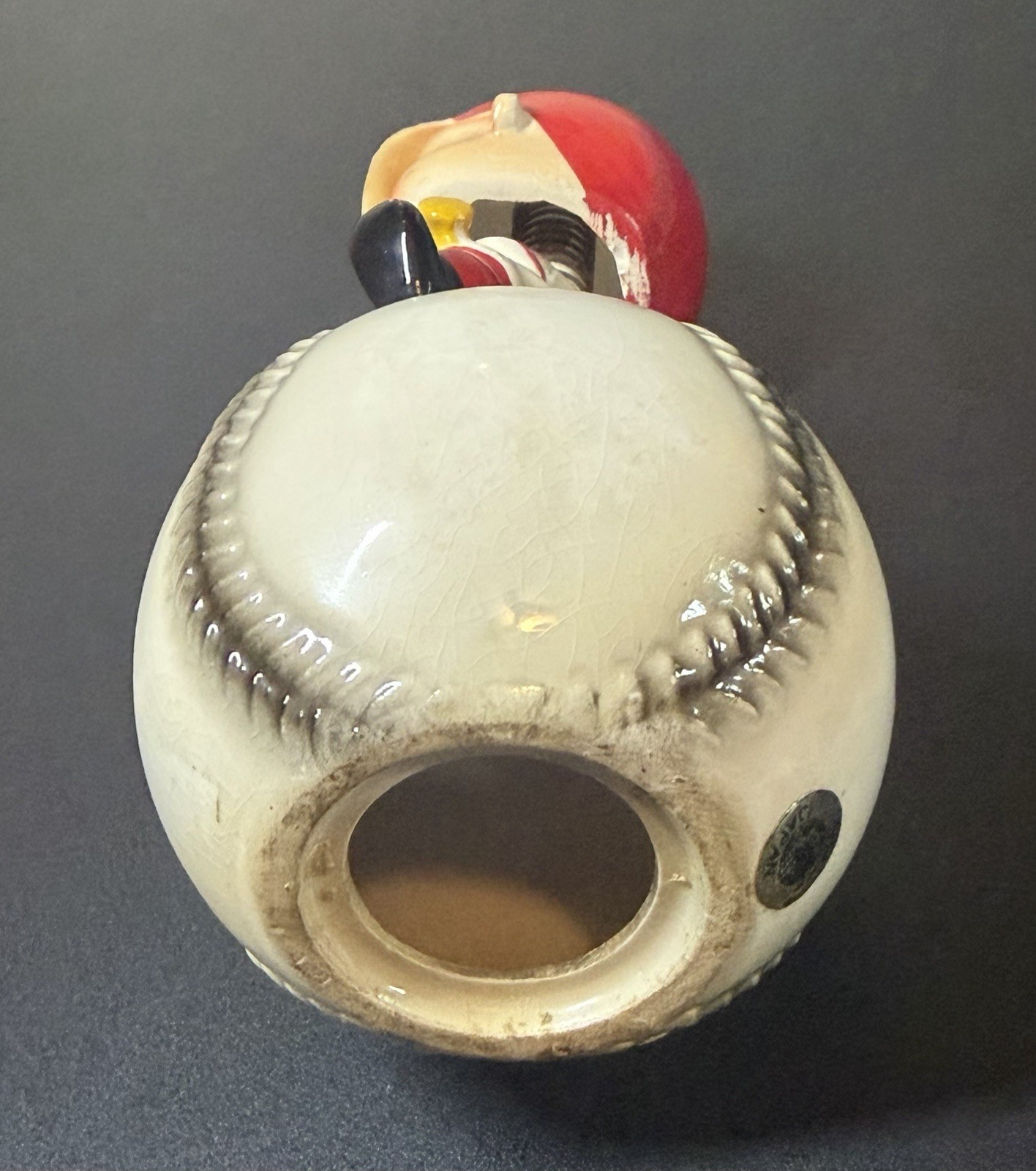 Vintage 1960’s Funco Baseball Bobblehead Nodder Ceramic Coin Bank Japan Rare