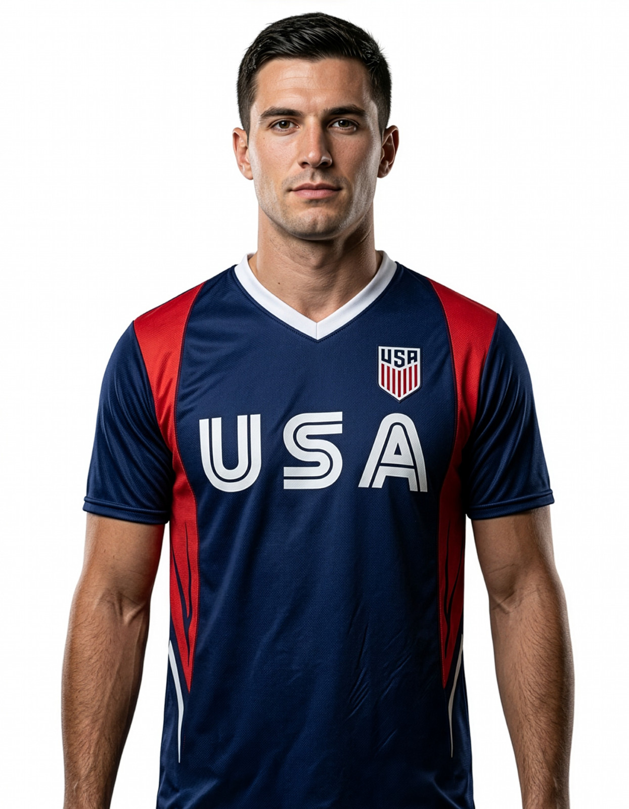 USA Soccer Training Jersey For Adults and Kids, Licensed US Soccer Shirt