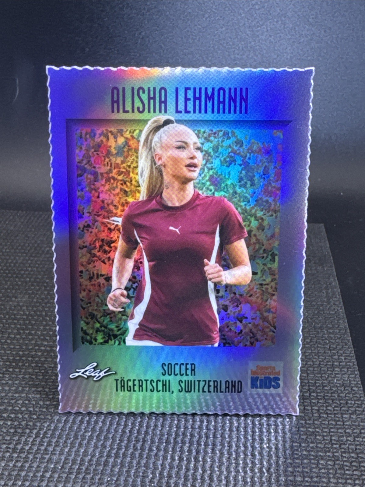 ALISHA LEHMANN 2025 Leaf Sports Illustrated For Kids Silver Refractor /187