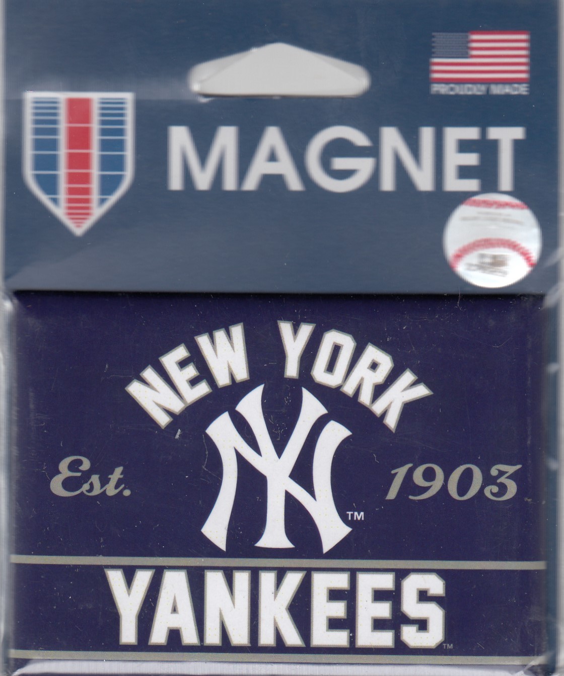 NY YANKEES Est. 1903 WinCraft Magnet MLB 3.5 x 2.5 – New In Package Jeter QTY