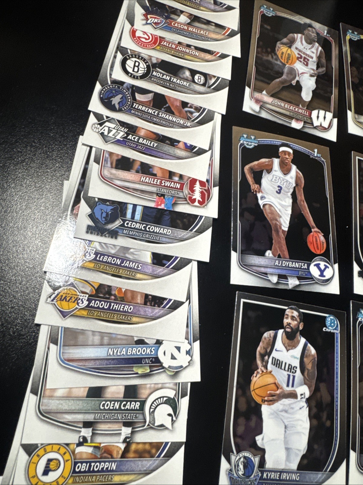 2025-26 Bowman Basketball Value Box NBA Chrome Topps Blaster