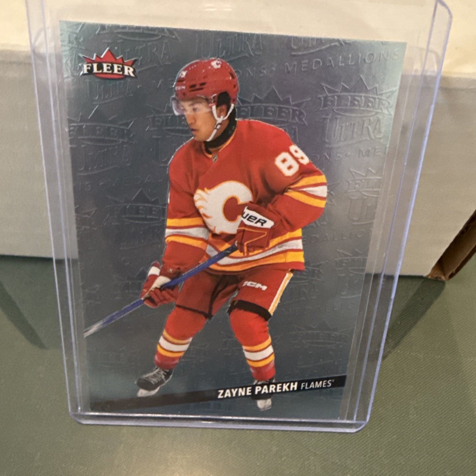 2025-26 Upper Deck Fleer Ultra Medallions Zayne Parekh #M-48 Platinum 41/100