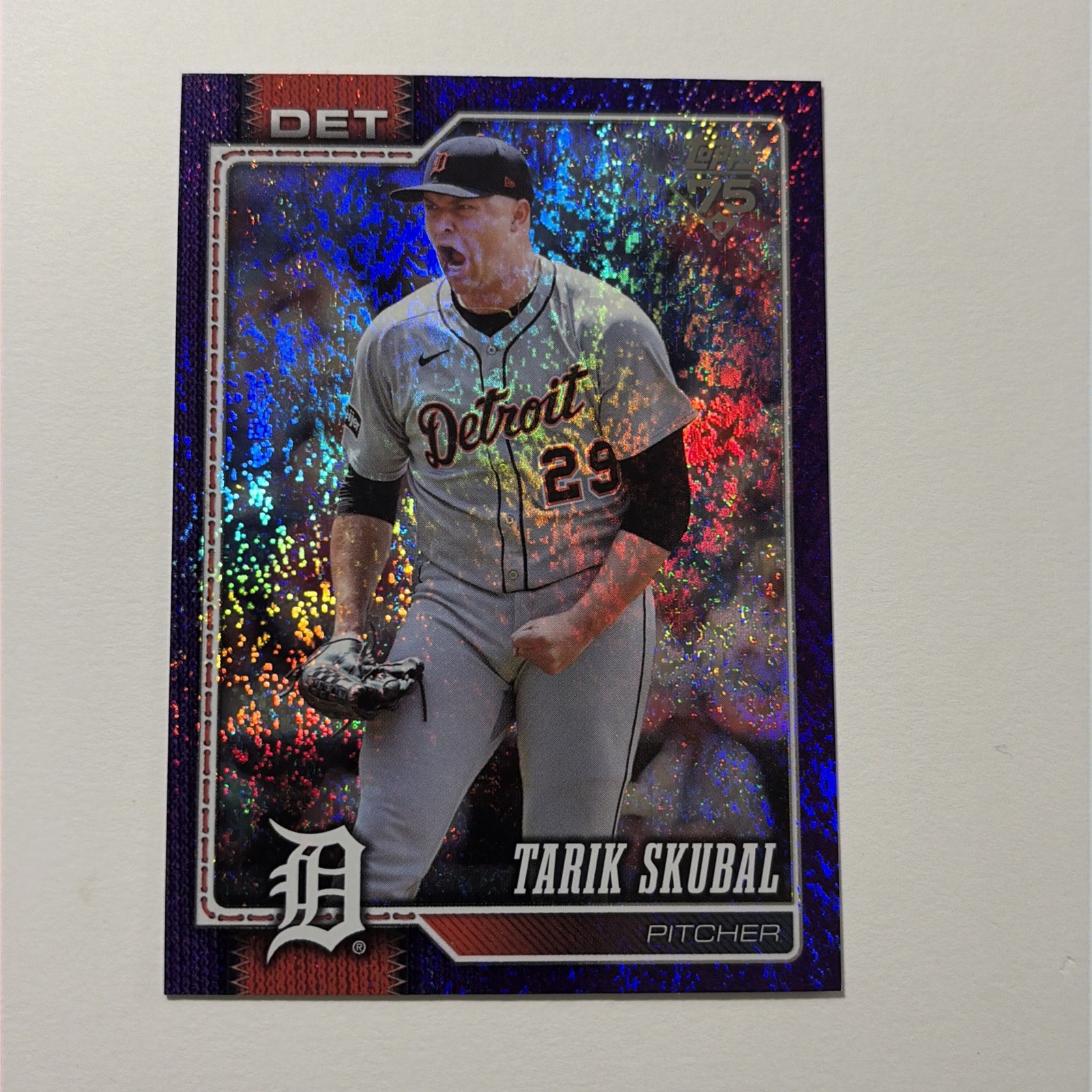 2026 Topps Series 1 – Tarik Skubal #300 Purple Rainbow Foil /250