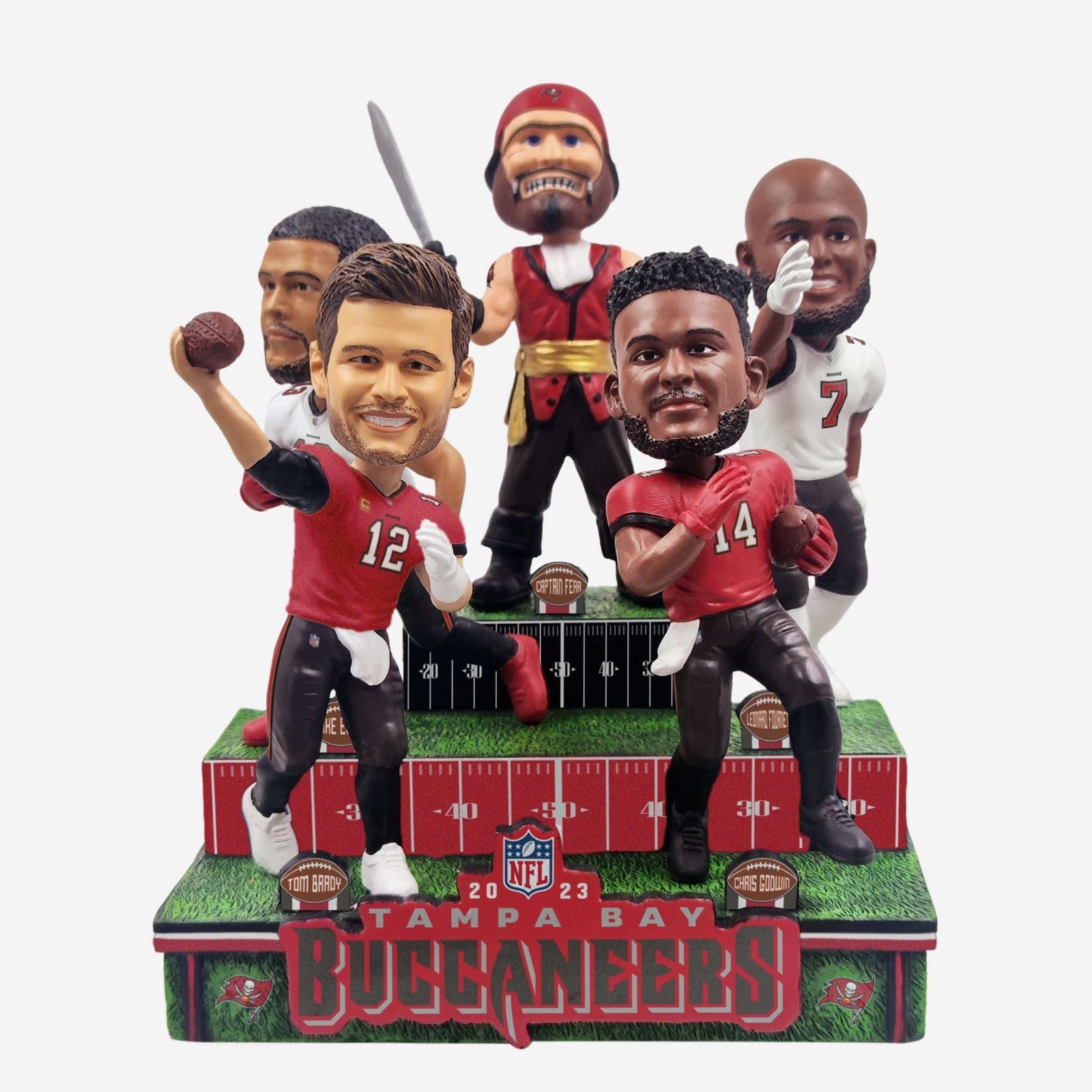 Tampa Bay Buccaneers Collage Mini Bobblehead Scene Bobblehead NFL Football