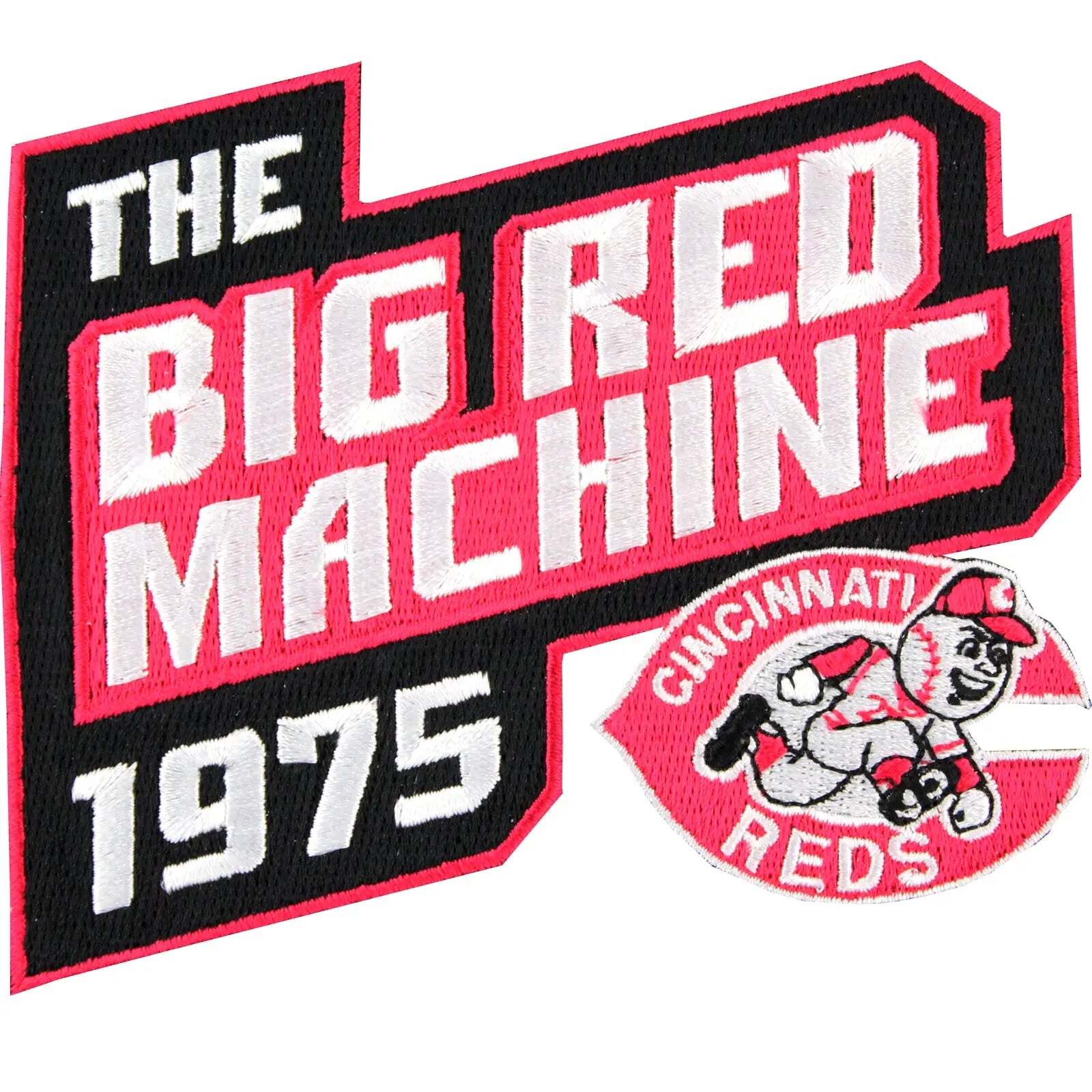 1975 Cincinnati Reds THE BIG RED MACHINE MLB World Series Champions Jersey Patch