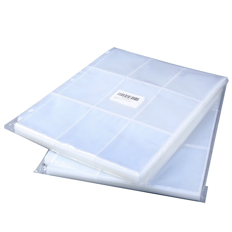 Trading Card Album Binder Protector Page Sleeves 18 Pocket x 120 Sheets Baseball