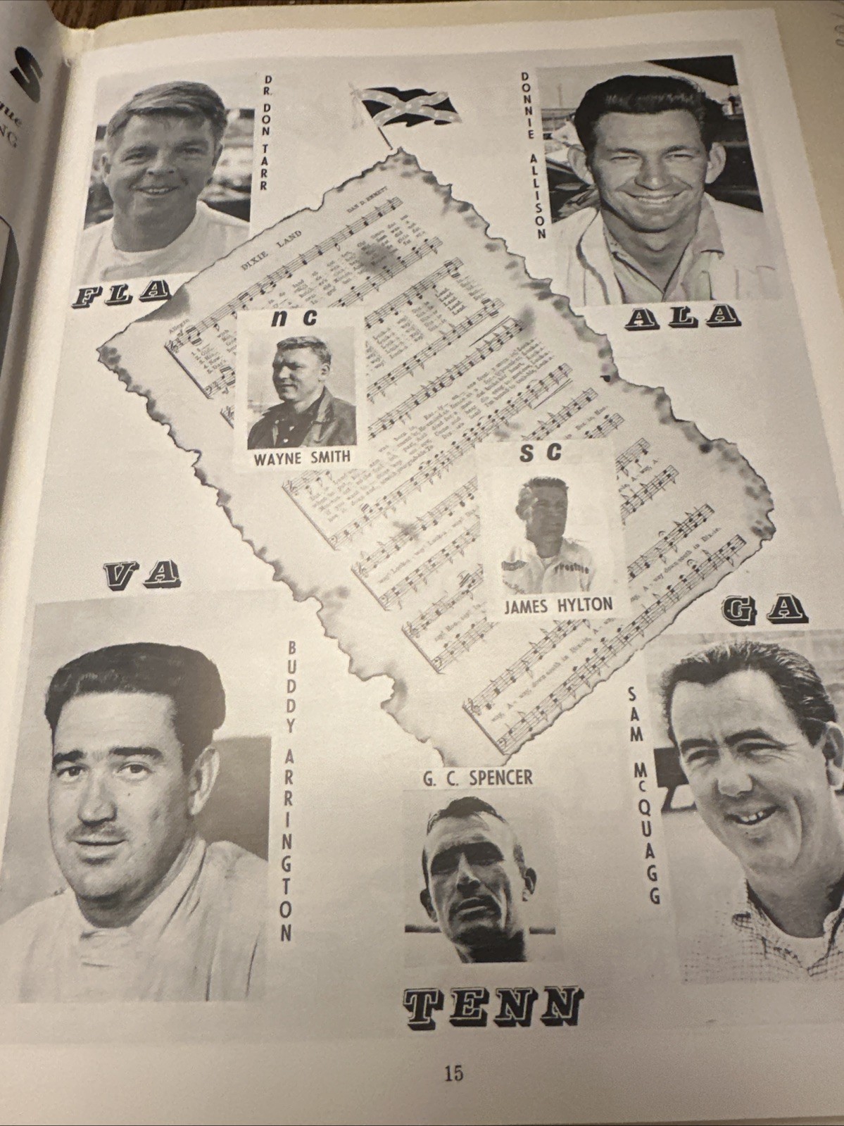 1968 NASCAR Charlotte World 600 Stock Car Racing Program Crisp Condition