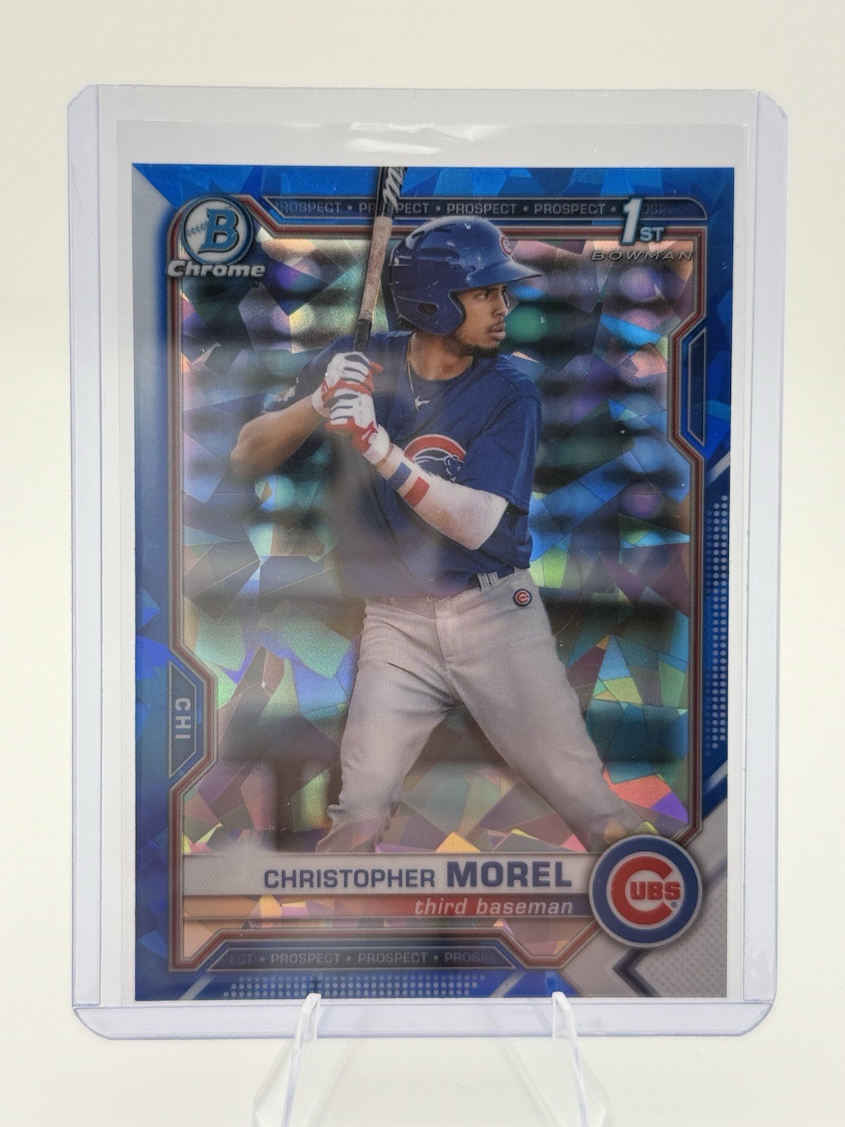 2021 Bowman Sapphire Edition – Chrome Prospects Christopher Morel #BCP-131 (RC)
