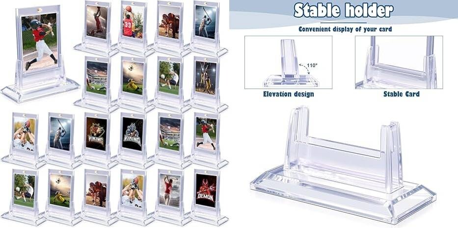 Portatarjetas magnético de 24 ct para tarjetas coleccionables, portatarjetas.