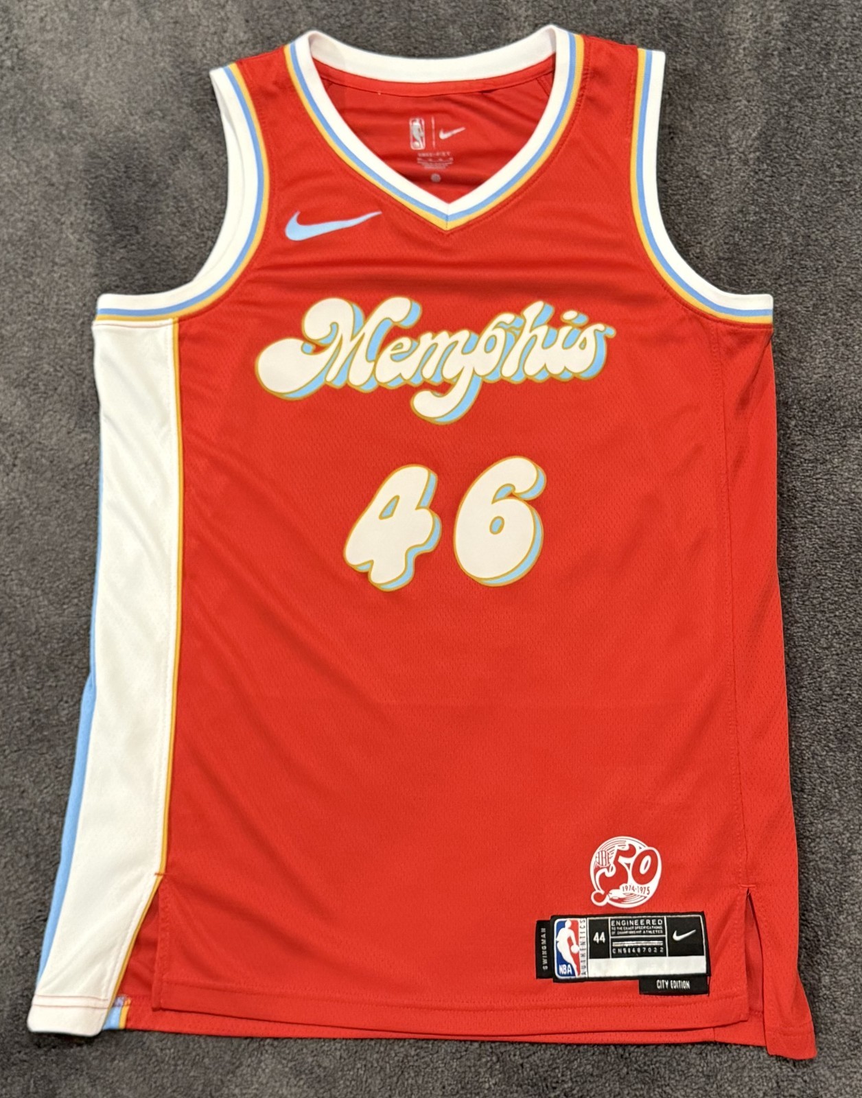 John Konchar Memphis Grizzlies City Edition Jersey Men’s M (Tag 44)