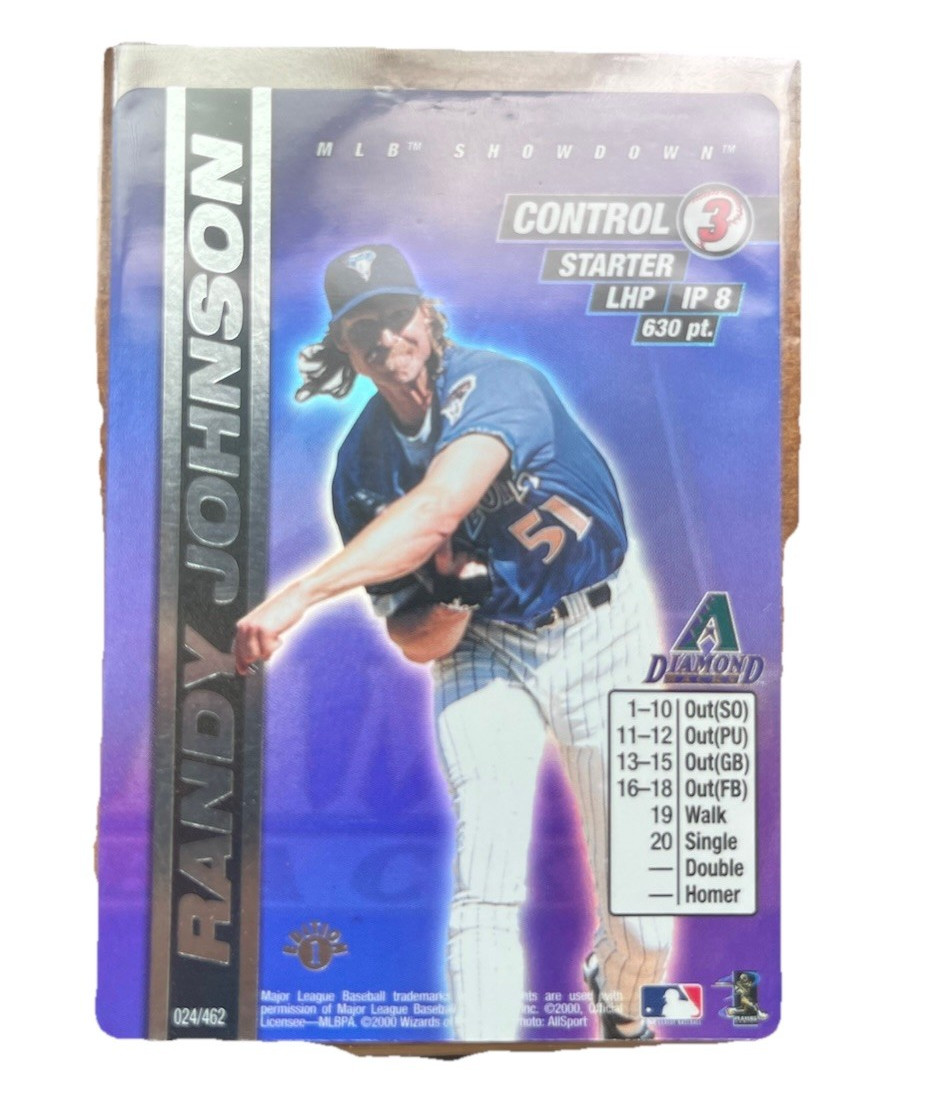 2000 MLB Showdown Randy Johnson 1st Foil #024/462 Arizona Diamondbacks WOTC HOF
