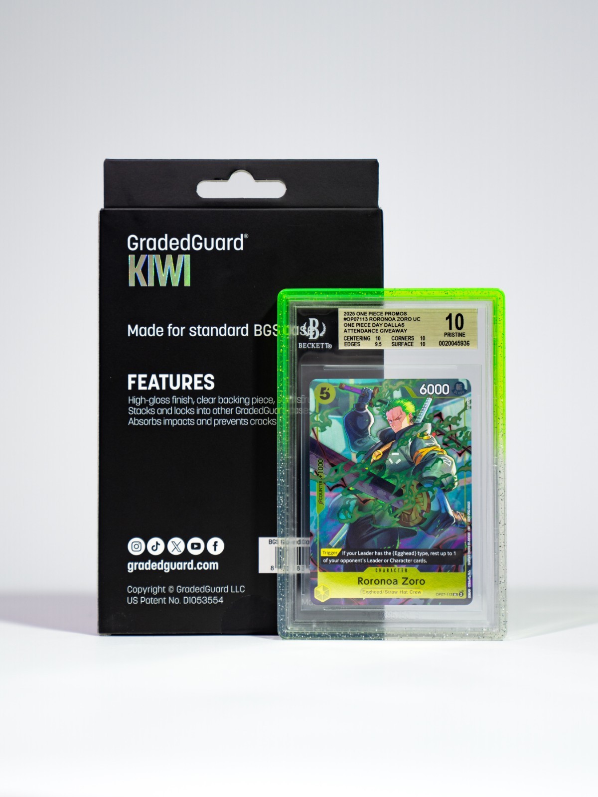 GradedGuard BGS Graded Card Case Guard Protector KIWI BGS Limited Edition