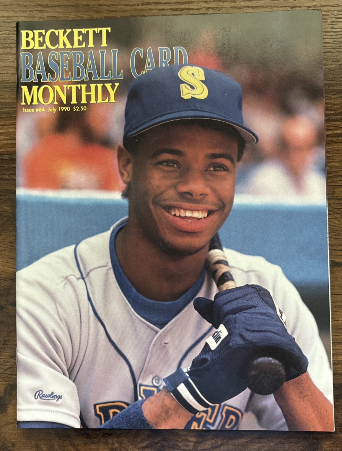 Beckett Baseball Card Monthly July 1990 Ken Griffey Jr. Seattle Mariners NM