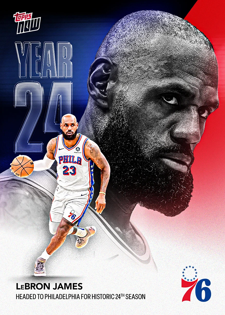 LeBron James 2026-27 NBA Topps NOW Card OS03 Presale