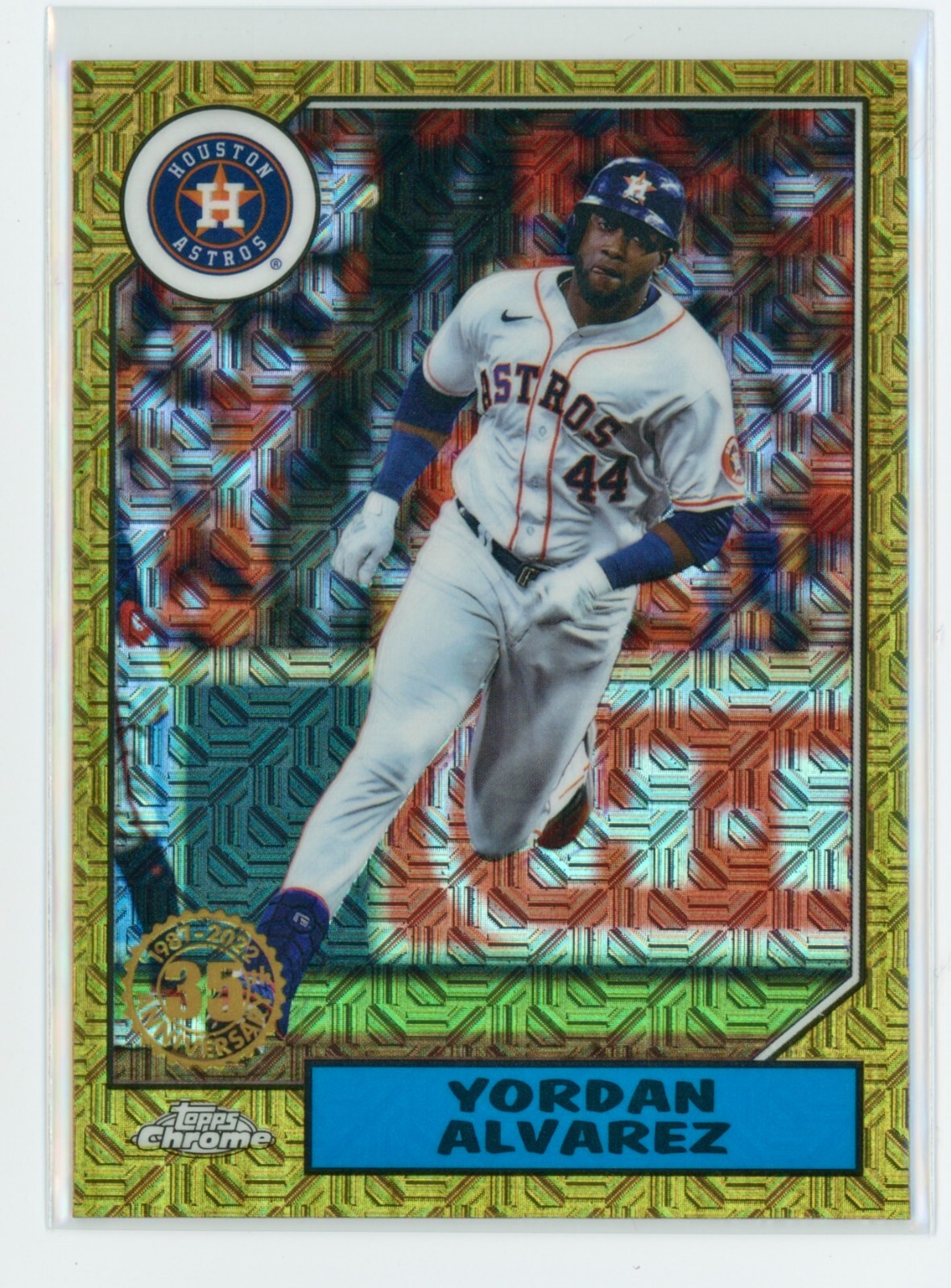 2022 Topps Series 2 Yordan Alvarez #T87C2-99 Silver Pack Chrome