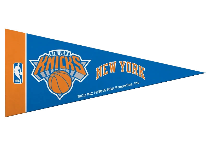 New York Knicks Mini Pennant 4”x9″ Wall Felt Flag NBA Basketball NY NYC Decor