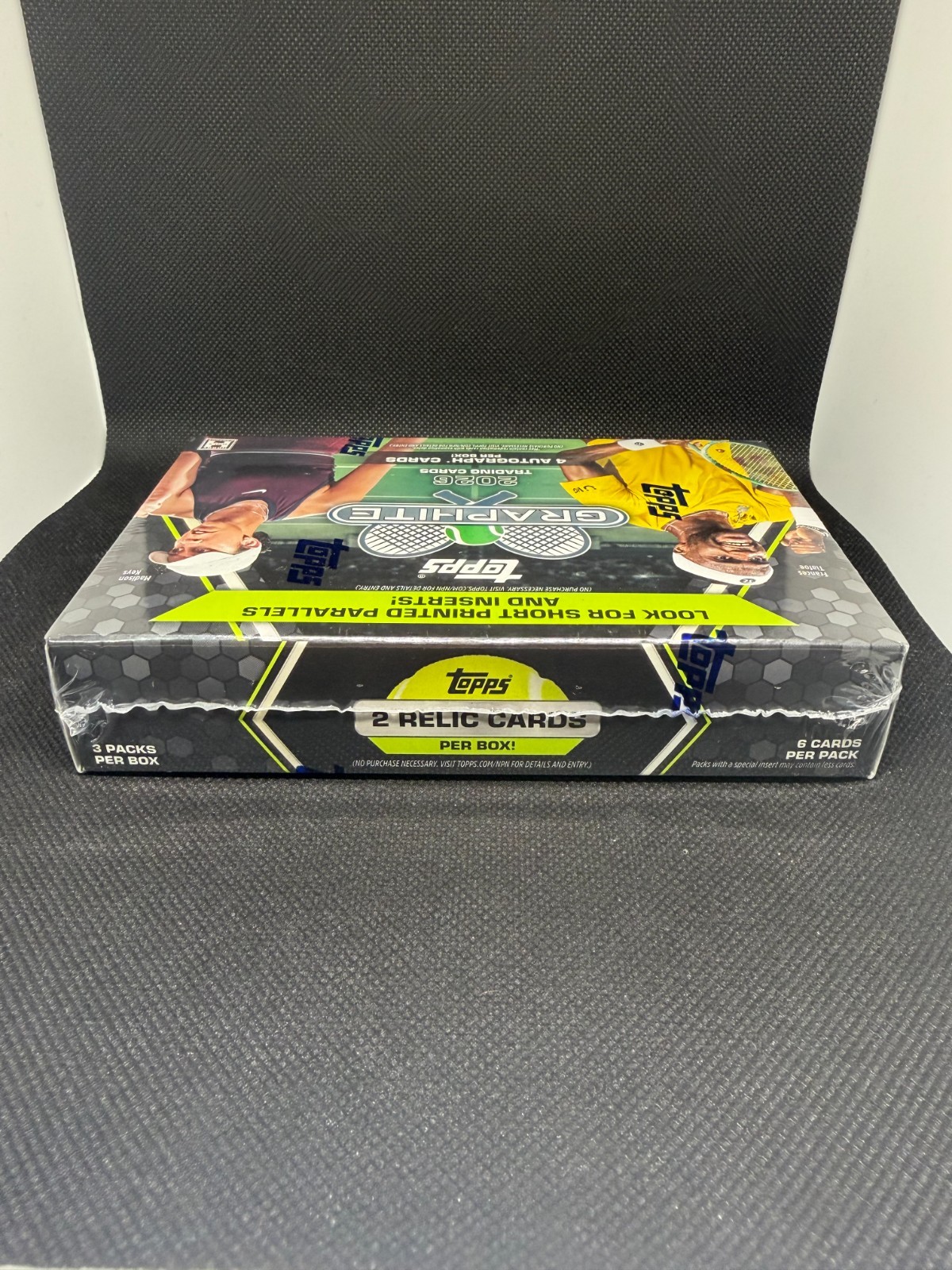 2026 TOPPS GRAPHITE TENNIS HOBBY BOX (4 Guaranteed AUTOs) New Sealed