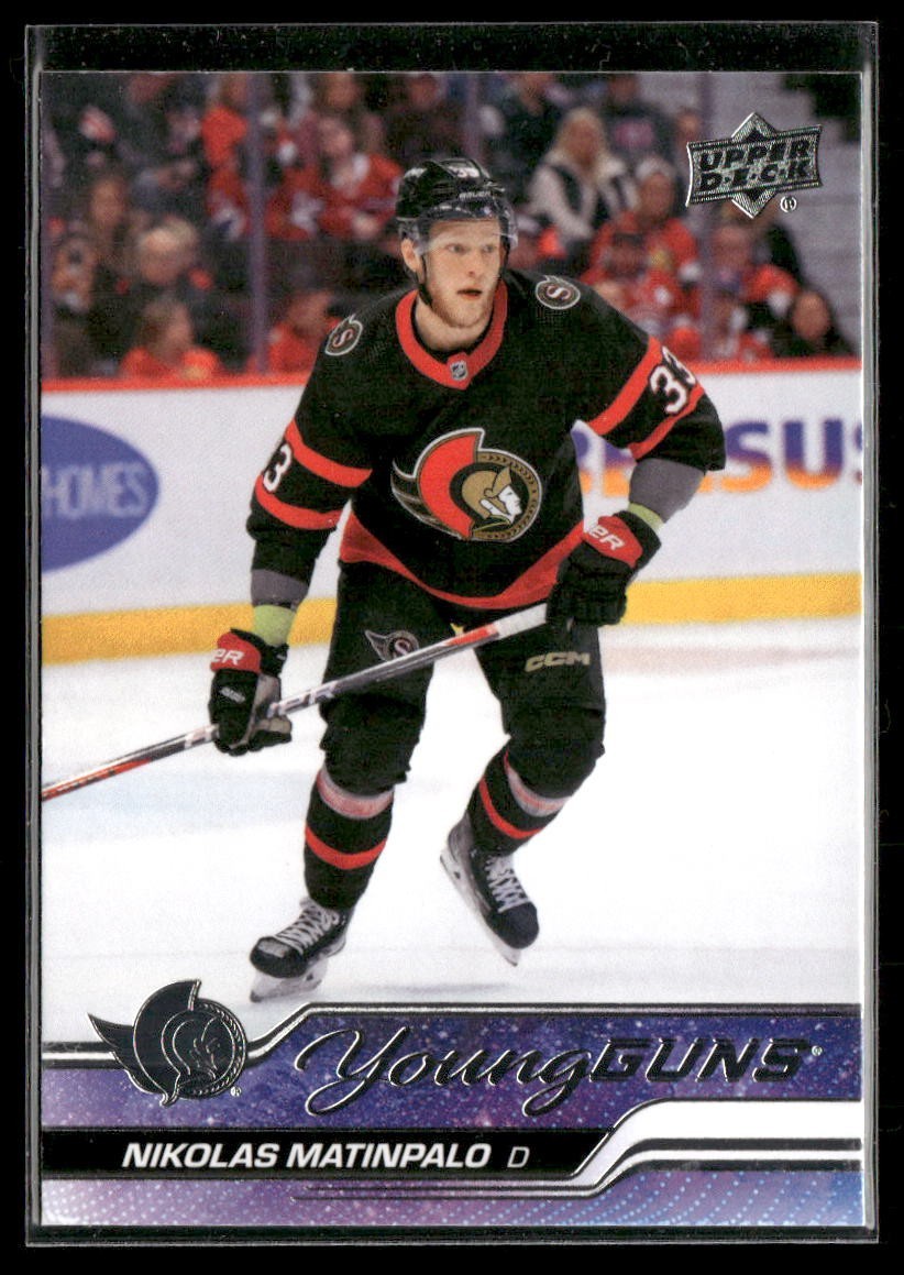 2023-24 Upper Deck Series 2 – Young Guns Nikolas Matinpalo #495 Ottawa Senators
