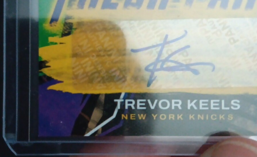 2022 Panini Court Kings Fresh Paint Trevor Keels /199 Rookie Auto RC #FP-TKN