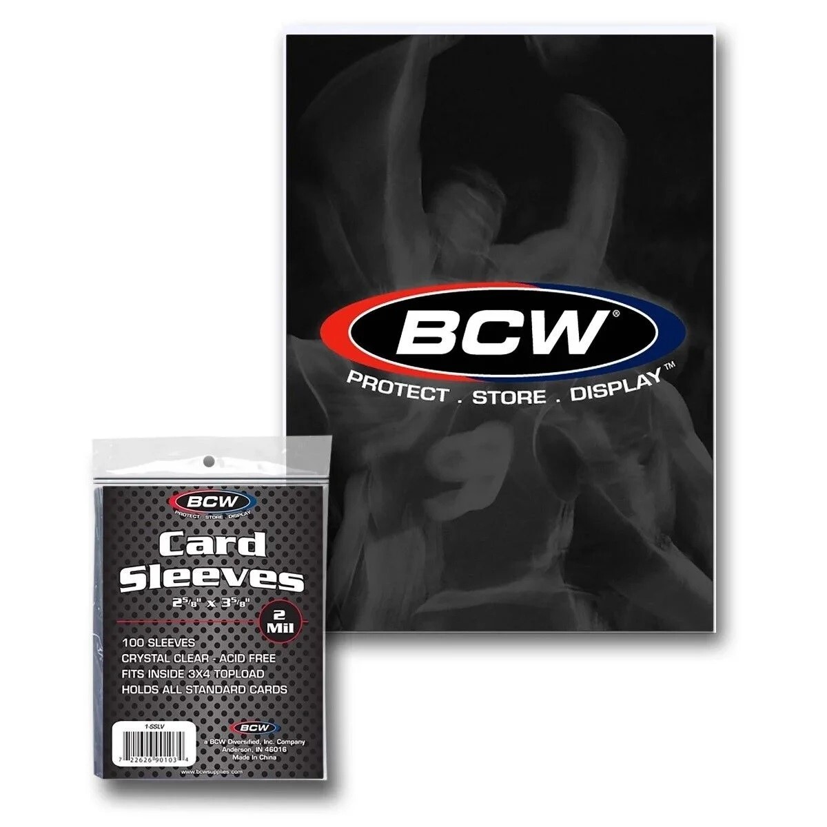 500 BCW Standard Penny Sleeves For Standard Trading Gamig Sports Cards Safe Bags