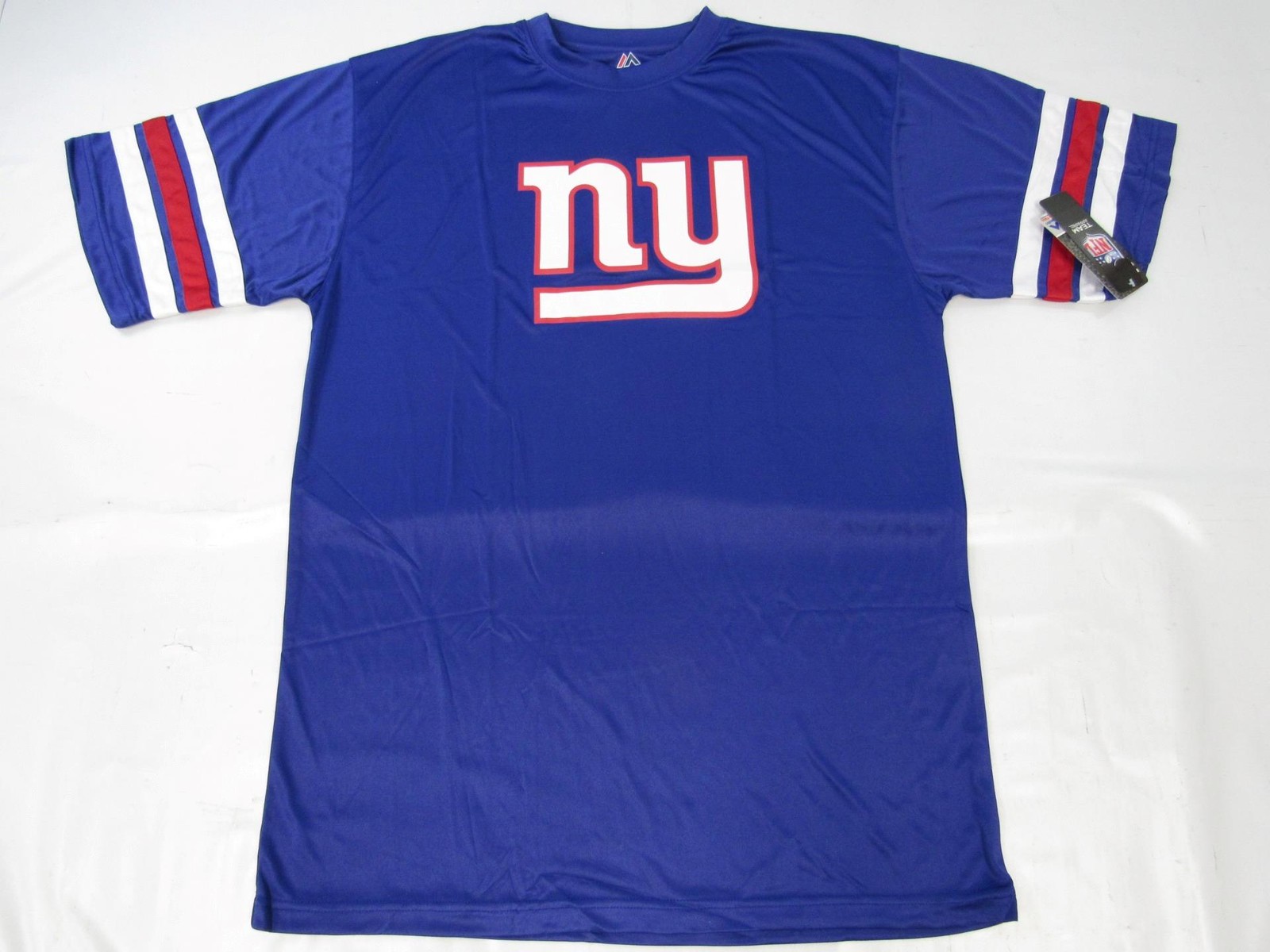 New York Giants Mens Big & Tall Sizes L-XL-2XL-4XL-5XL Blue Majestic Shirt