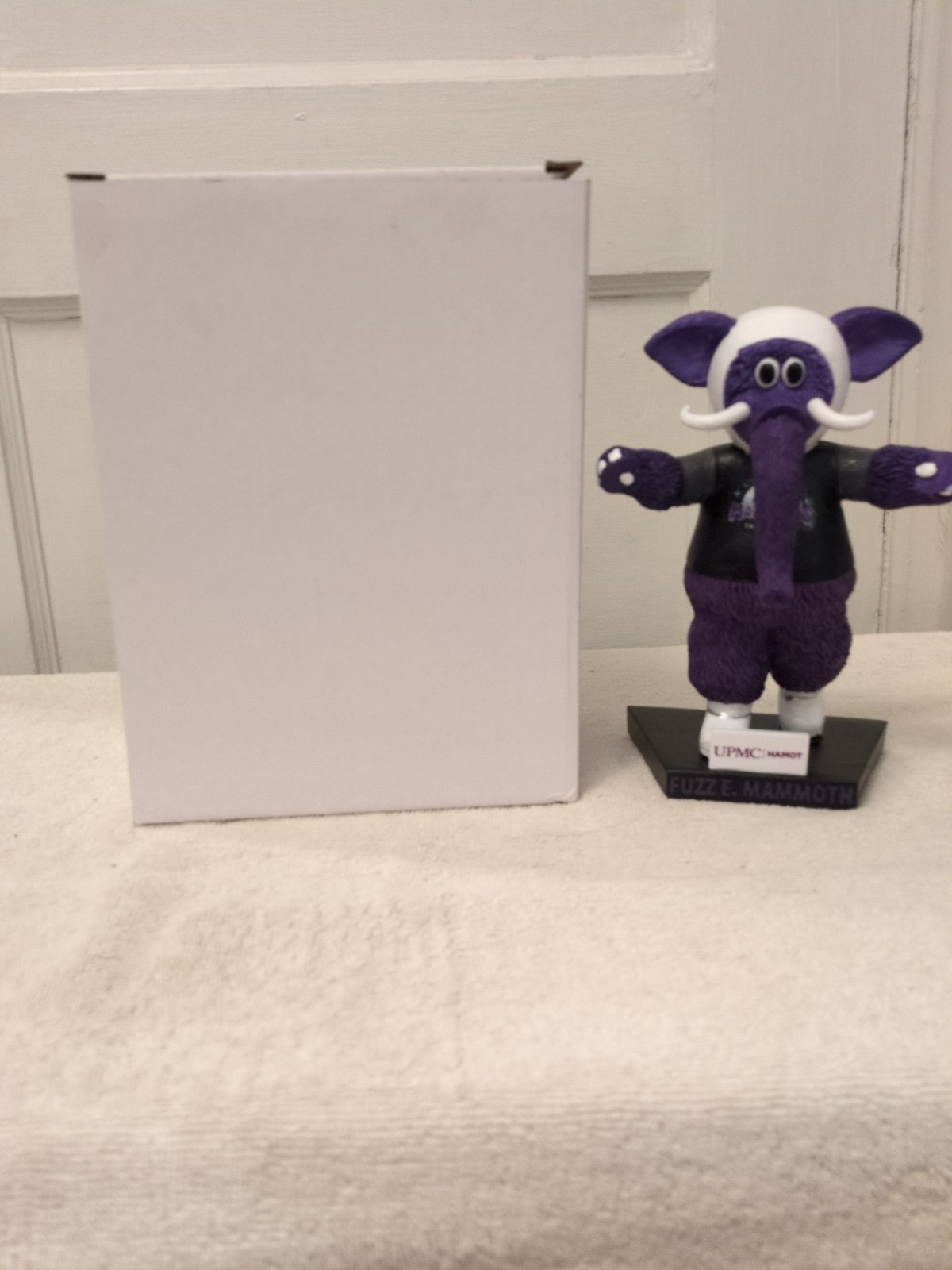 Erie Seawolves SGA MOON MAMMOTHS FUZZ E MAMMOTH Bobblehead NIB MASCOT