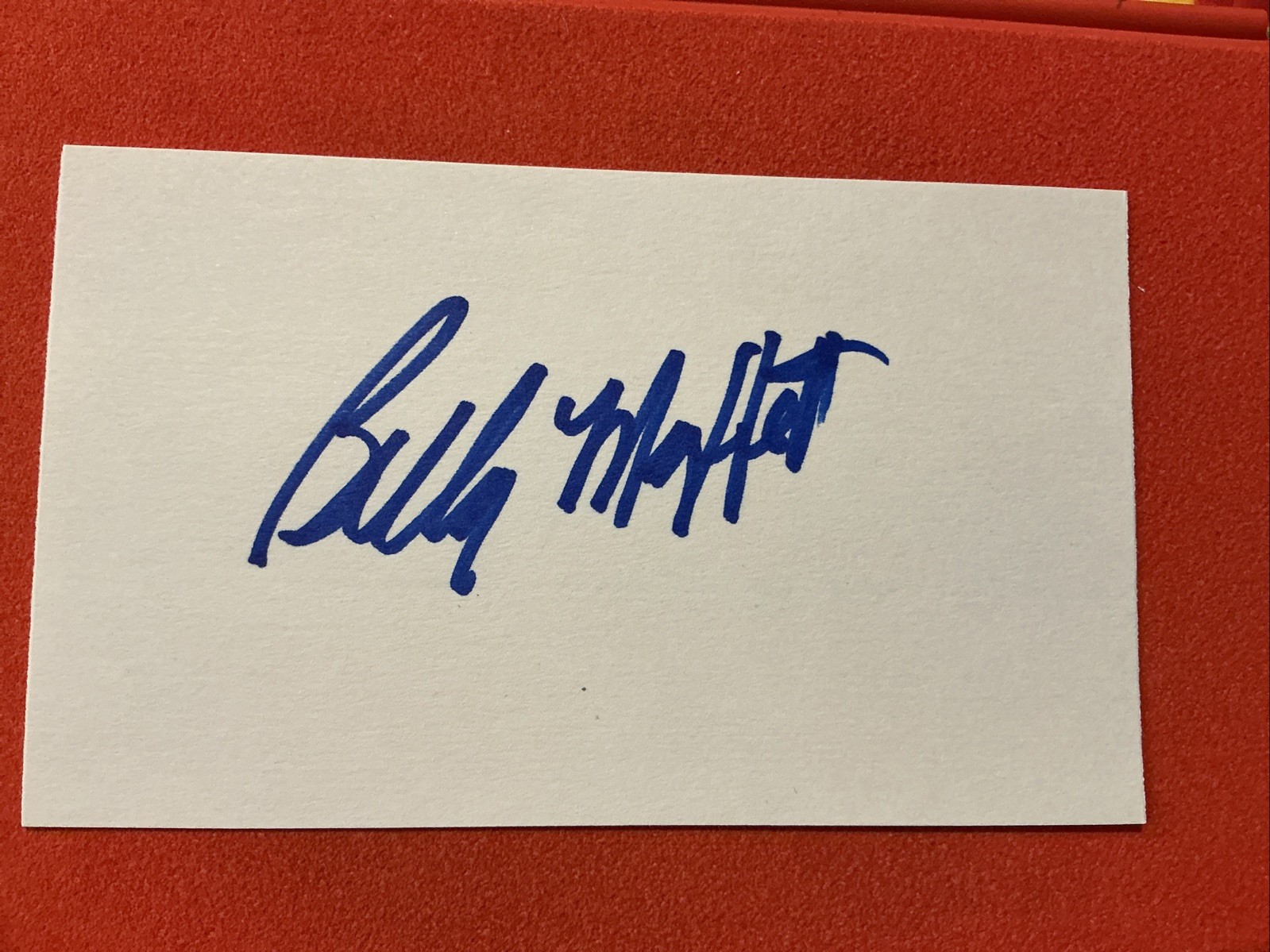 Billy Muffett🔥🔥Cardinals, Giants, Red Sox 🔥🔥Autograph 🔥🔥