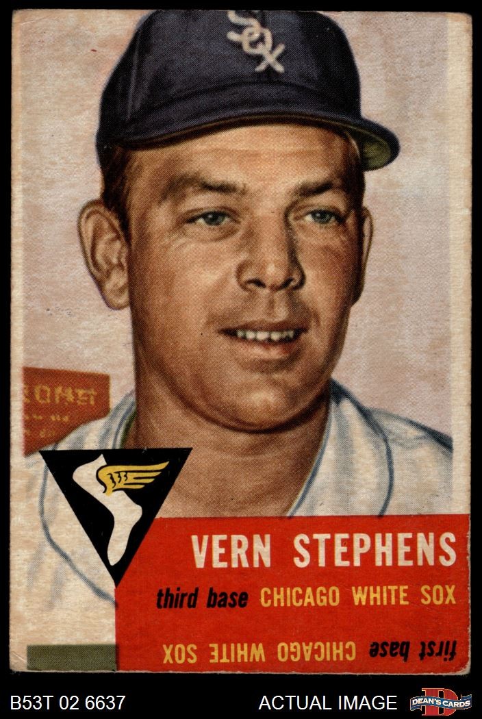 1953 Topps #270 Vern Stephens White Sox 1 – POOR