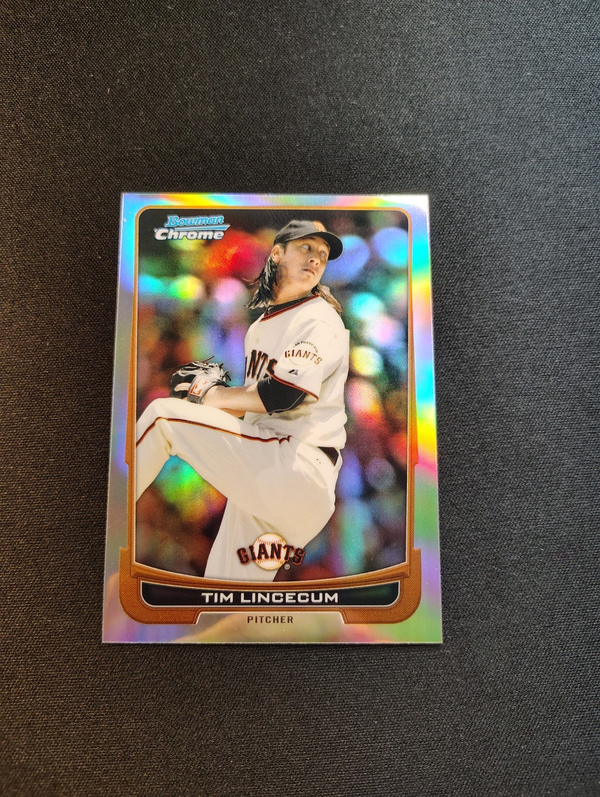 2012 Bowman Chrome – Tim Lincecum #42 Refractor