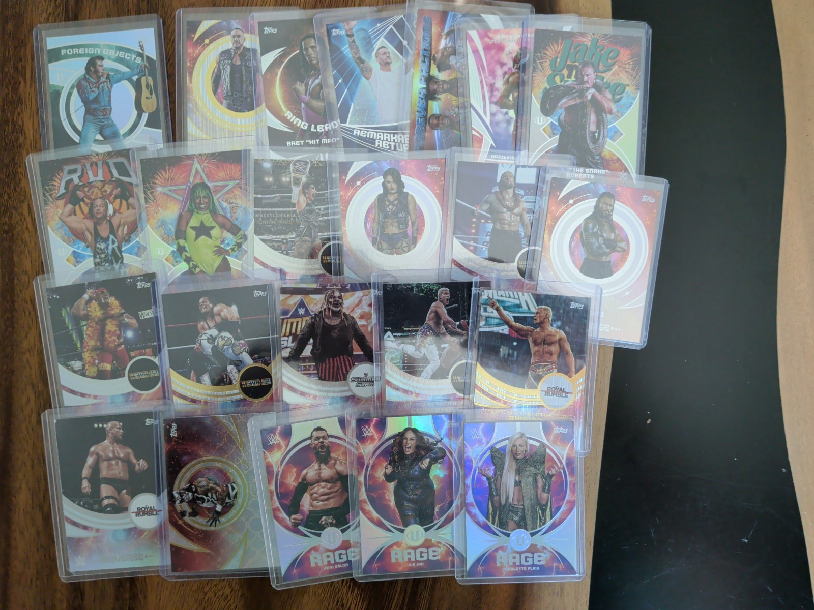 Huge Mixed Lot Of WWE Cards 100+ cards. Chrome/Elite/Universe PLEASE READ…
