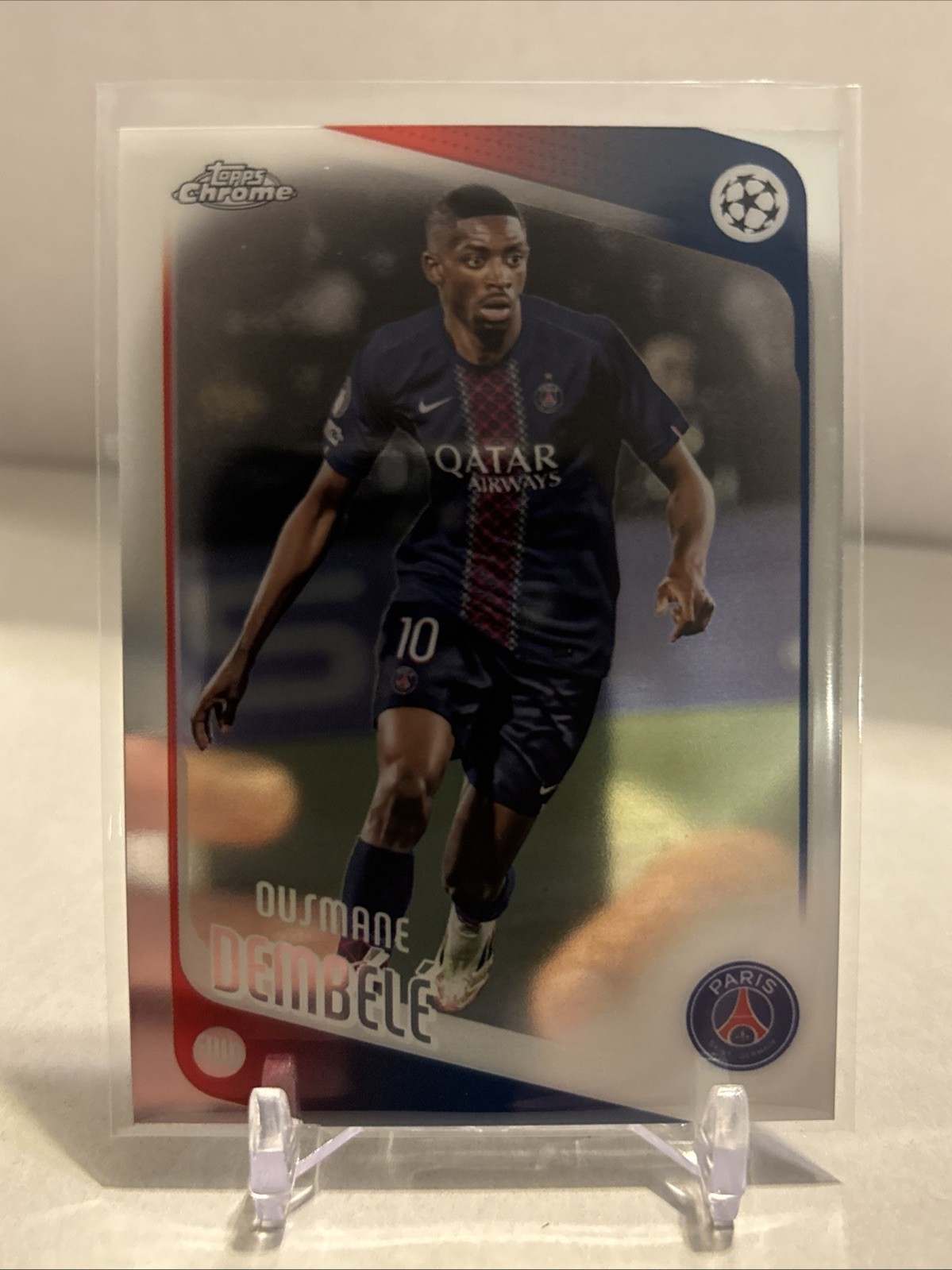 2025-26 Topps Chrome UEFA Ousmane Dembele #3 PSG